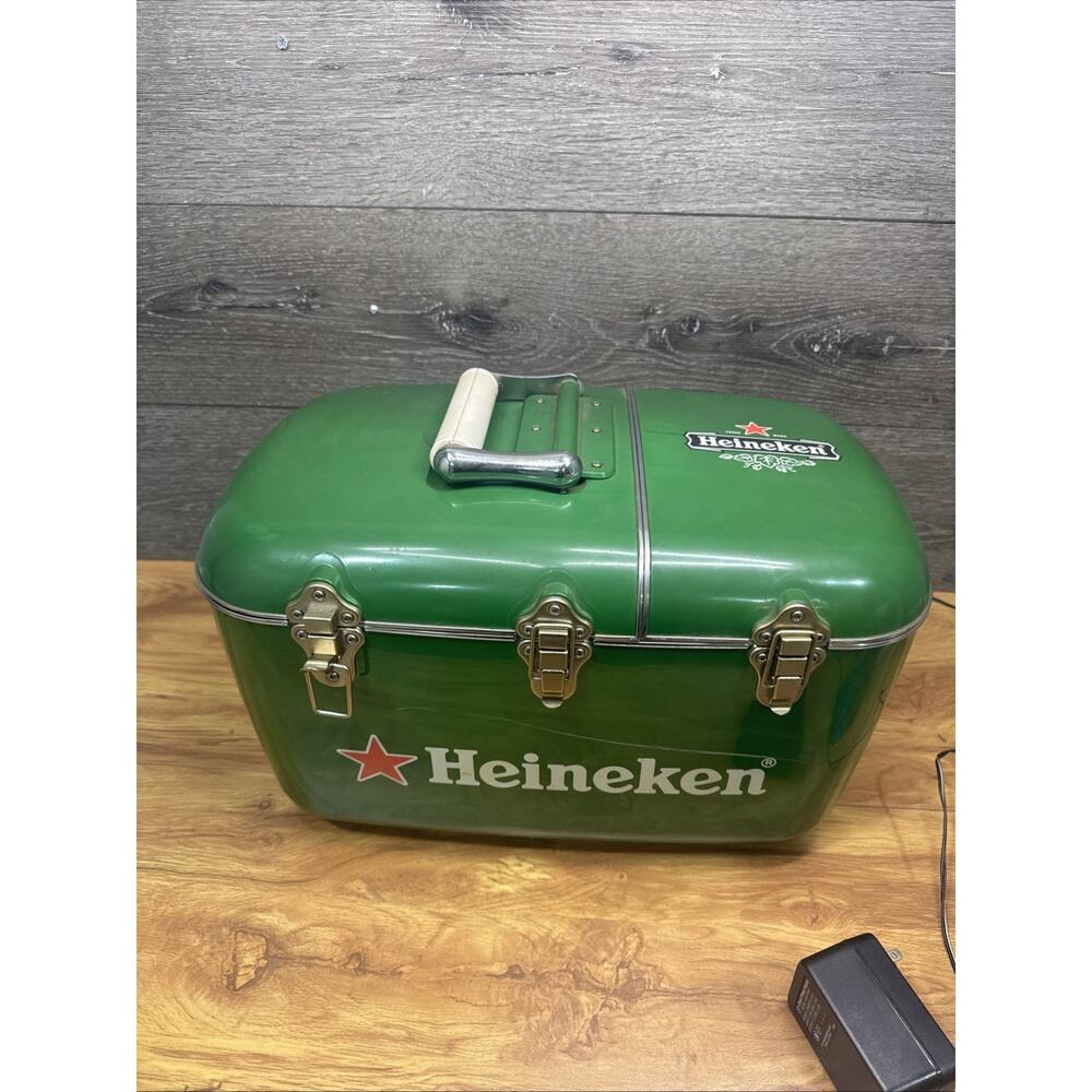 Heineken Beer Cooler & CD Player AM/FM Radio Cool Box ~CD Door DOESN'T Close
